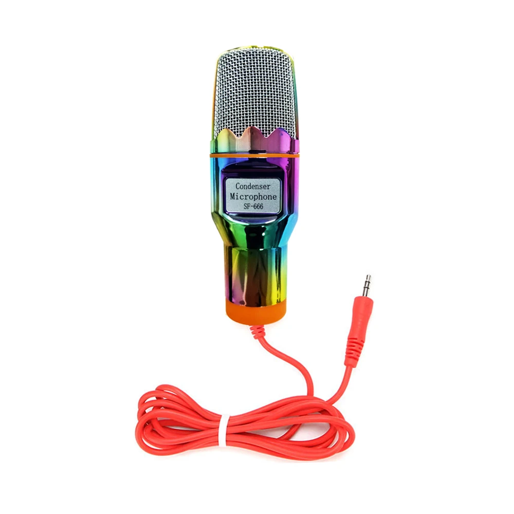 Condenser Microphone Portable 3.5mm Jack Computer Tabletop Microphone with Tripod Stand for PC Live Sound Card Recording Singing
Condenser Microphone Portable 3.5mm Jack Computer Tabletop Microphone with Tripod Stand for PC Live Sound Card Recording Singing