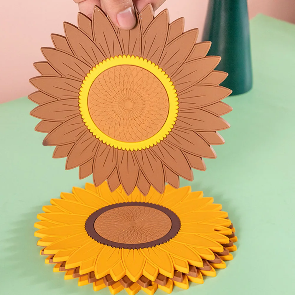 Sunflower Non-Slip Insulation Mats Coaster Tableware Cup Thicken Pads Heat-insulated Bowl Placemat Home Desktop Decoration
Sunflower Non-Slip Insulation Mats Coaster Tableware Cup Thicken Pads Heat-insulated Bowl Placemat Home Desktop Decoration