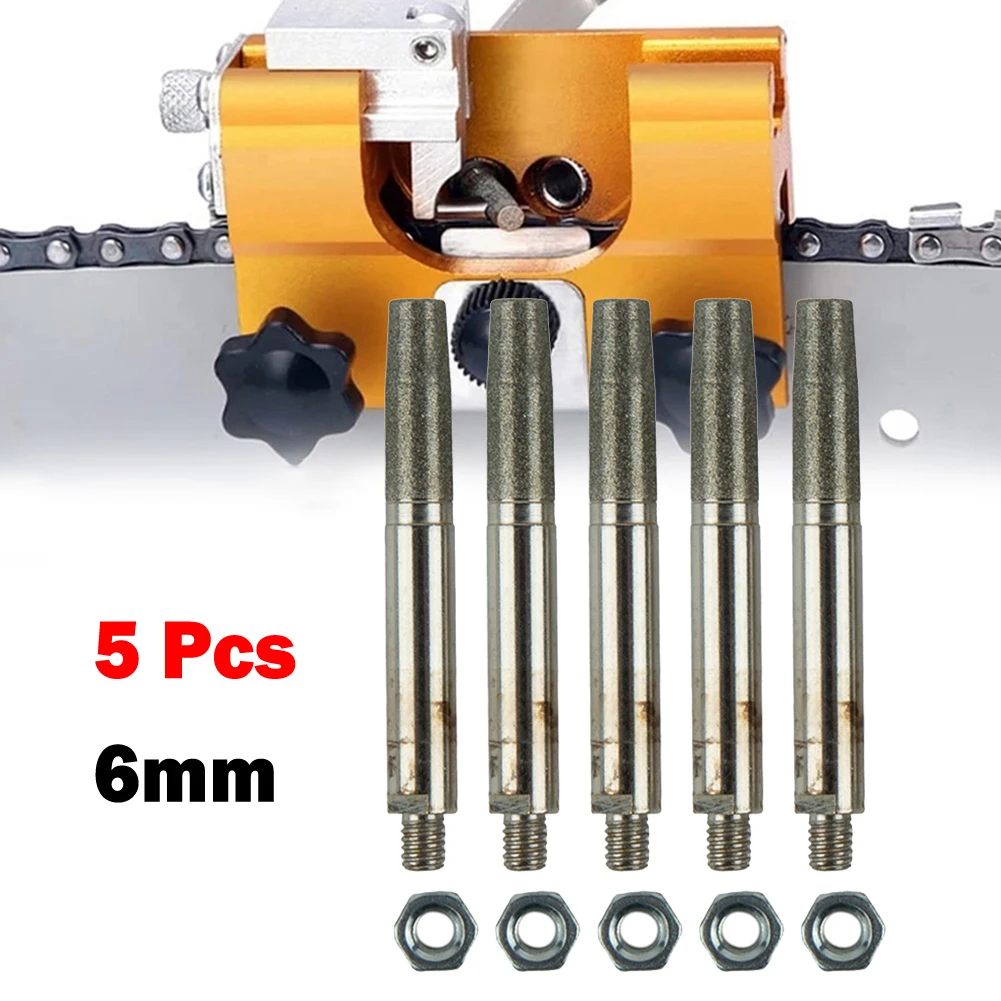 Brand New Grinding Head Tool Accessories Burr Chainsaw Sharpener Cylindrical Diamond Coated Grinding Head Silver
Brand New Grinding Head Tool Accessories Burr Chainsaw Sharpener Cylindrical Diamond Coated Grinding Head Silver