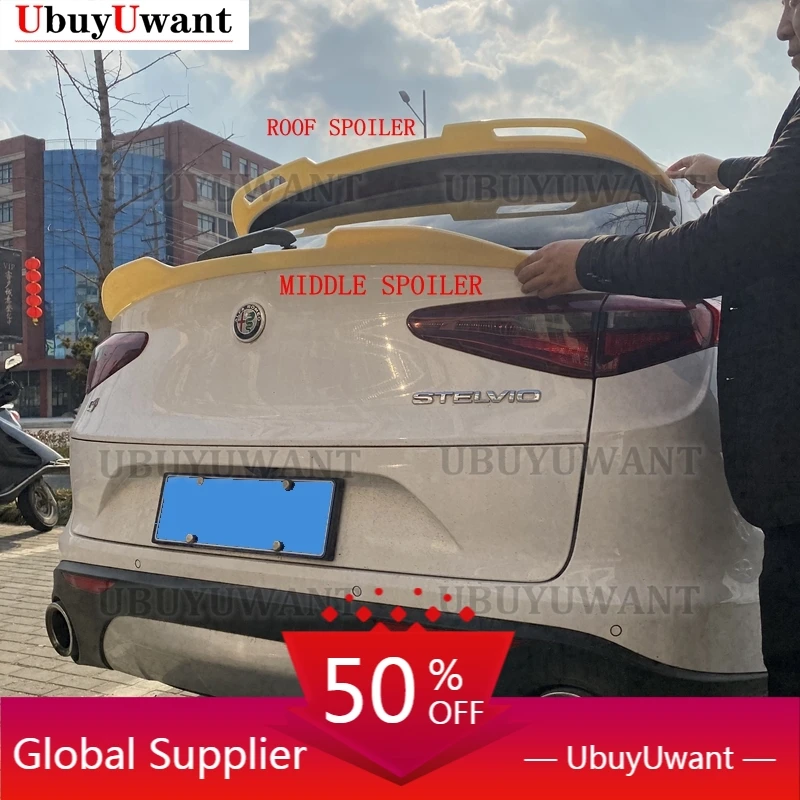 Спойлер для Alfa Romeo Stelvio, ABS пластик, углеродное волокно, вид хэтчбека, кровля, крыши, заднего крыла, кузова, комплект аксессуаров 2017 2018 - 2021
Спойлер для Alfa Romeo Stelvio, ABS пластик, углеродное волокно, вид хэтчбека, кровля, крыши, заднего крыла, кузова, комплект аксессуаров 2017 2018 - 2021