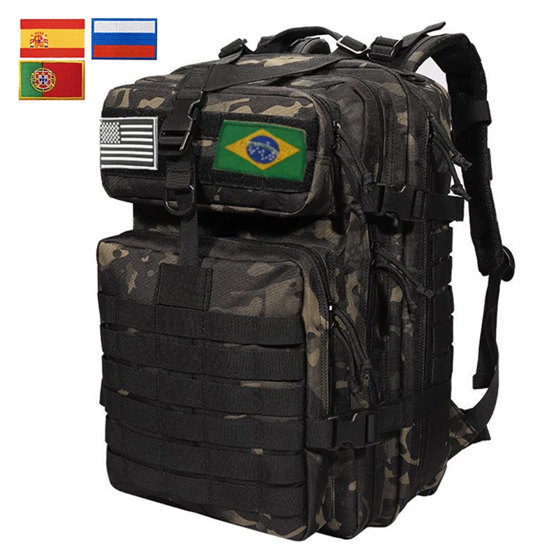 30L/50L Men Fishing Backpack 3P Military Tactical Rucksack Outdoor High Capacity Nylon Camping Bag Sport Hiking Hunting Backpack
30L/50L Men Fishing Backpack 3P Military Tactical Rucksack Outdoor High Capacity Nylon Camping Bag Sport Hiking Hunting Backpack