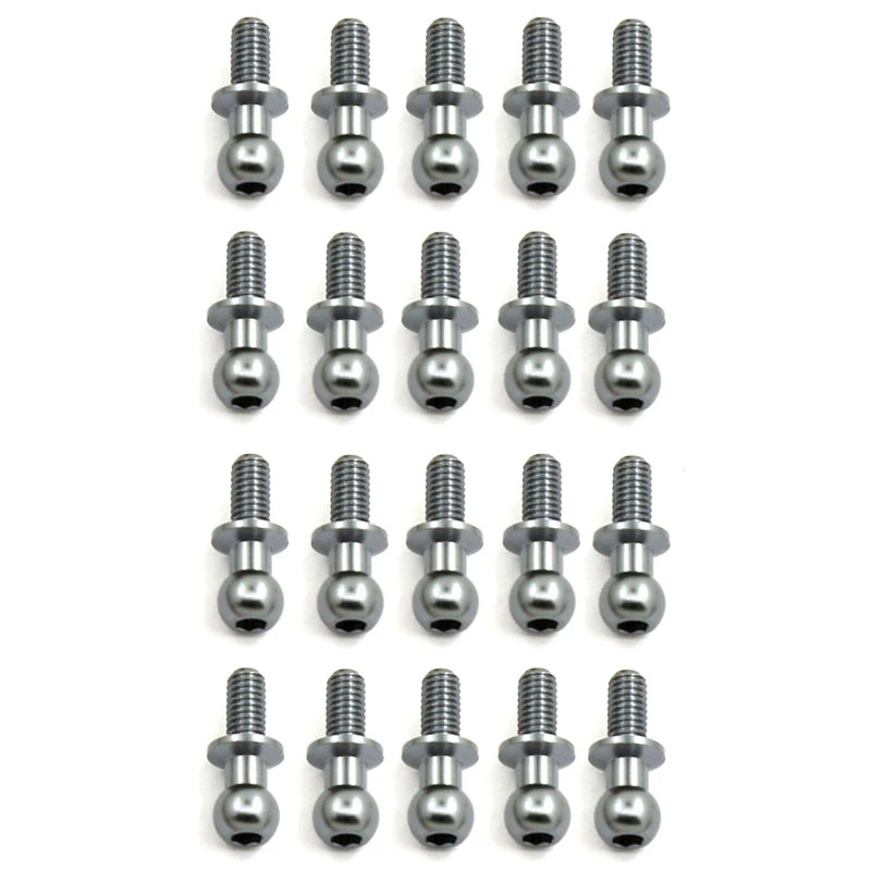 20Pcs M3 Metal Hex Ball Head Screws For Tamiya TT01 TT02 Sakura D5 1/10 RC Drift Car Spare Parts Universal,Silver
20Pcs M3 Metal Hex Ball Head Screws For Tamiya TT01 TT02 Sakura D5 1/10 RC Drift Car Spare Parts Universal,Silver