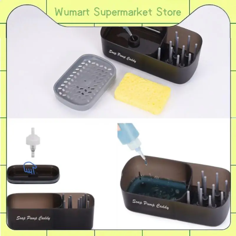 Household Dish Soap Dispenser Liquid Soap Automatic Soap Storage Box Manual Press Soap Dispenser Kitchen Accessories 3-in-1
Household Dish Soap Dispenser Liquid Soap Automatic Soap Storage Box Manual Press Soap Dispenser Kitchen Accessories 3-in-1