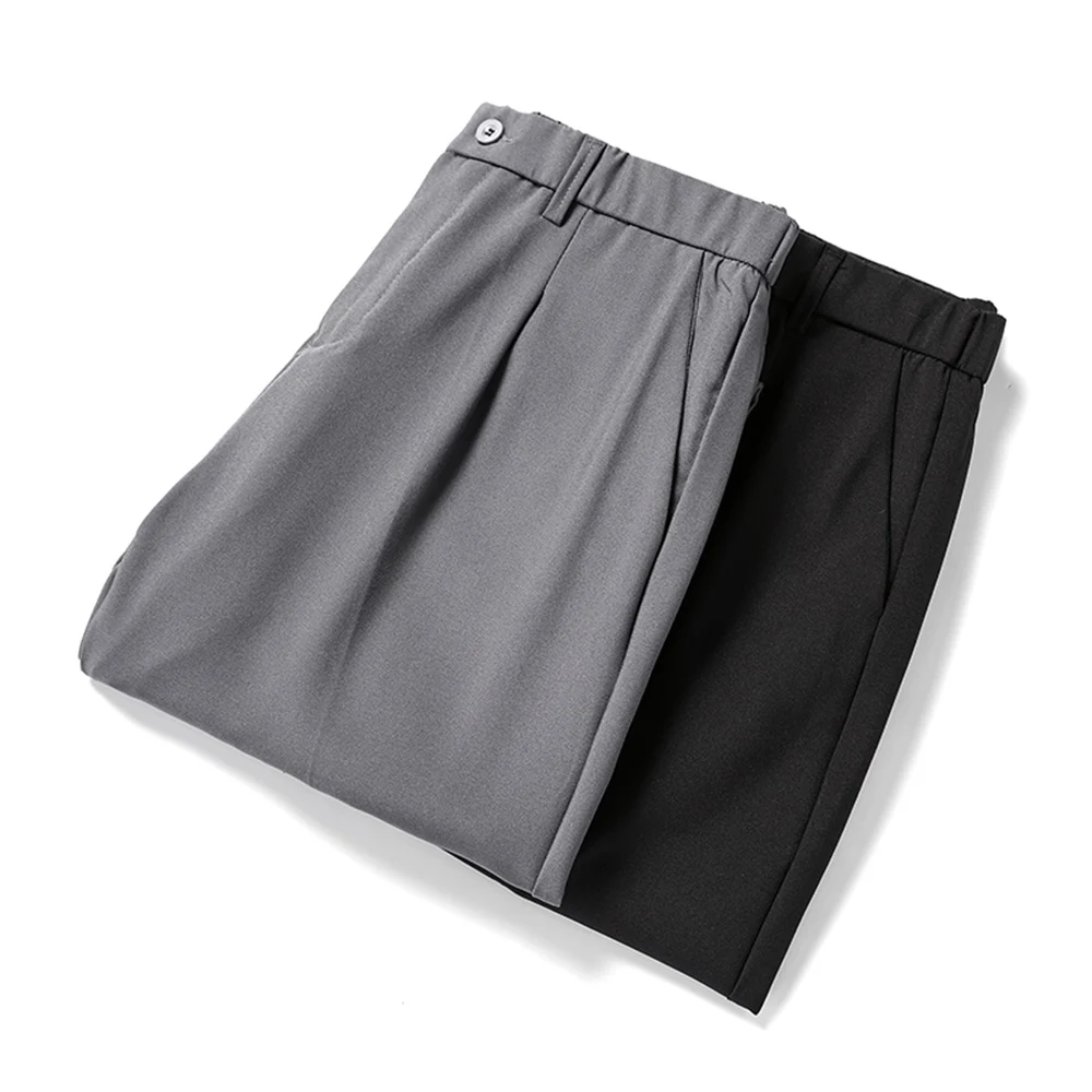 Japanese Fashion Streetwear Men Suit Pants Korean Casual Trousers Pencil Leg Ankle Length Male Summer Clothes
Japanese Fashion Streetwear Men Suit Pants Korean Casual Trousers Pencil Leg Ankle Length Male Summer Clothes
