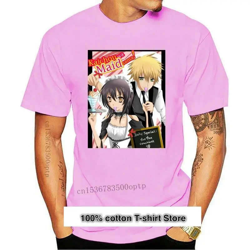 Camiseta con póster de serie de Tv de Anime para hombre, ropa de tamaño S-2Xl, para exteriores, nueva Maid Sama
Camiseta con póster de serie de Tv de Anime para hombre, ropa de tamaño S-2Xl, para exteriores, nueva Maid Sama