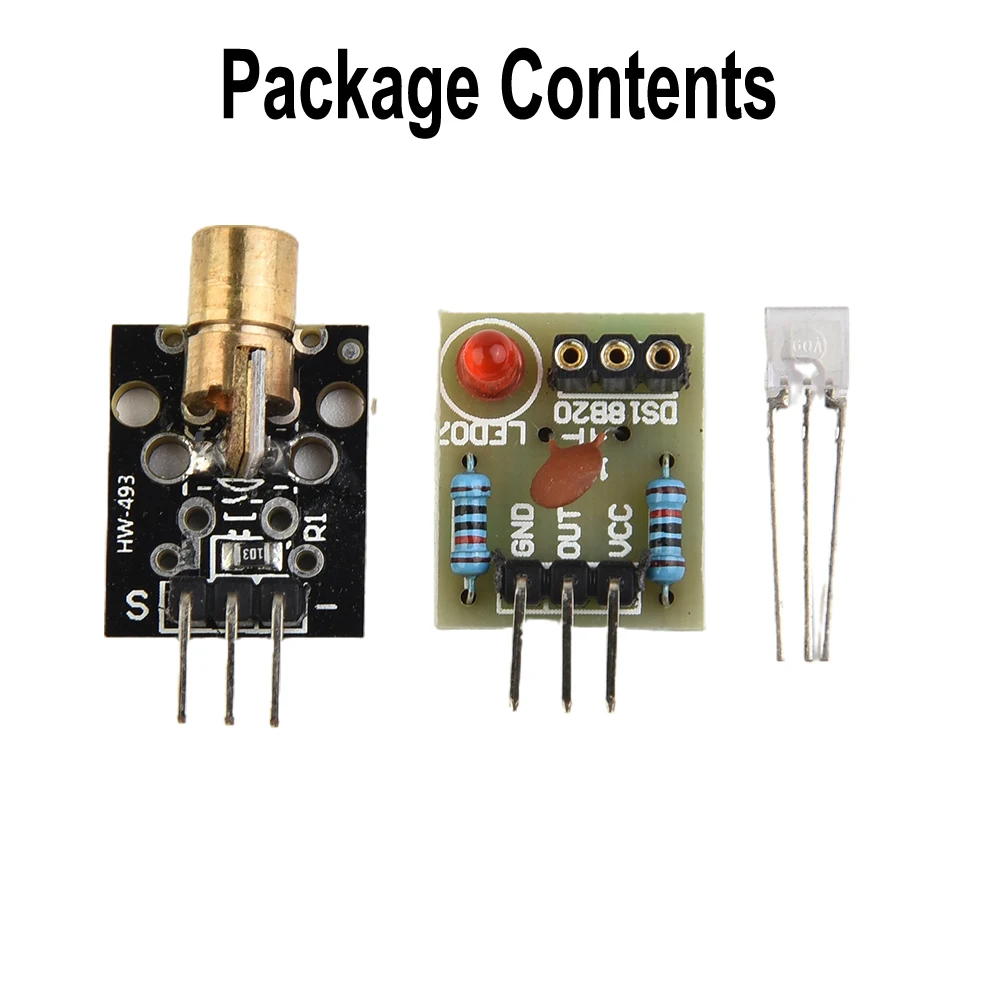 10 Pcs/Set Laser Receiver Sensor Module + KY-008 Laser Transmitter Modules For Arduino AVR Sensor Module Board Tool Accessories
10 Pcs/Set Laser Receiver Sensor Module + KY-008 Laser Transmitter Modules For Arduino AVR Sensor Module Board Tool Accessories