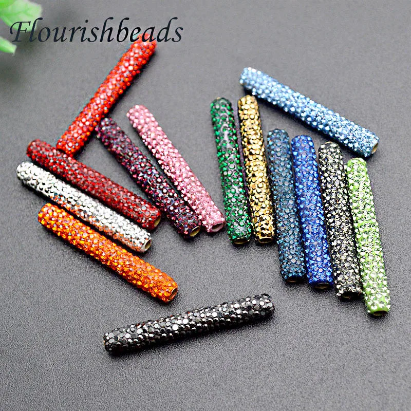 10pcs/lot 4x35mm Mix Micro Pave Disco Ball Crystal Beads Long Noodle Tube for Bracelet Jewelry Making Supplier
10pcs/lot 4x35mm Mix Micro Pave Disco Ball Crystal Beads Long Noodle Tube for Bracelet Jewelry Making Supplier