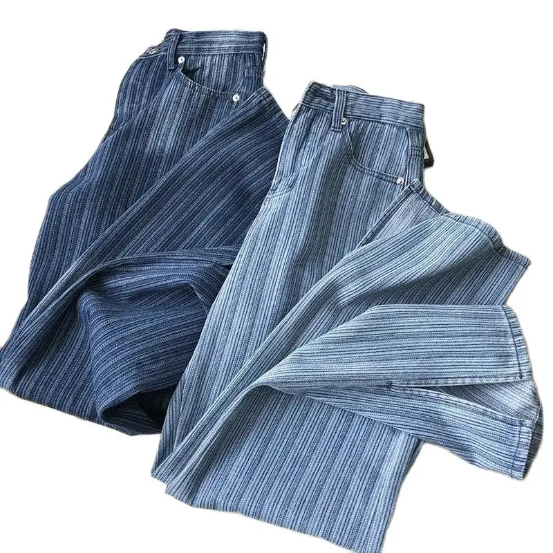 Loose straight high waist jeans trousers for women denim cotton female trousers pants P3 599
Loose straight high waist jeans trousers for women denim cotton female trousers pants P3 599