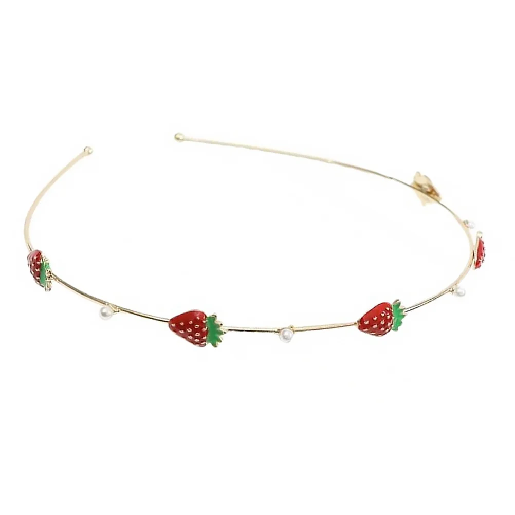 Strawberry Headband Wash Face Hairband Alloy Hoops Bunny Makeup Party Accessory Headwear Accessories Weave
Strawberry Headband Wash Face Hairband Alloy Hoops Bunny Makeup Party Accessory Headwear Accessories Weave