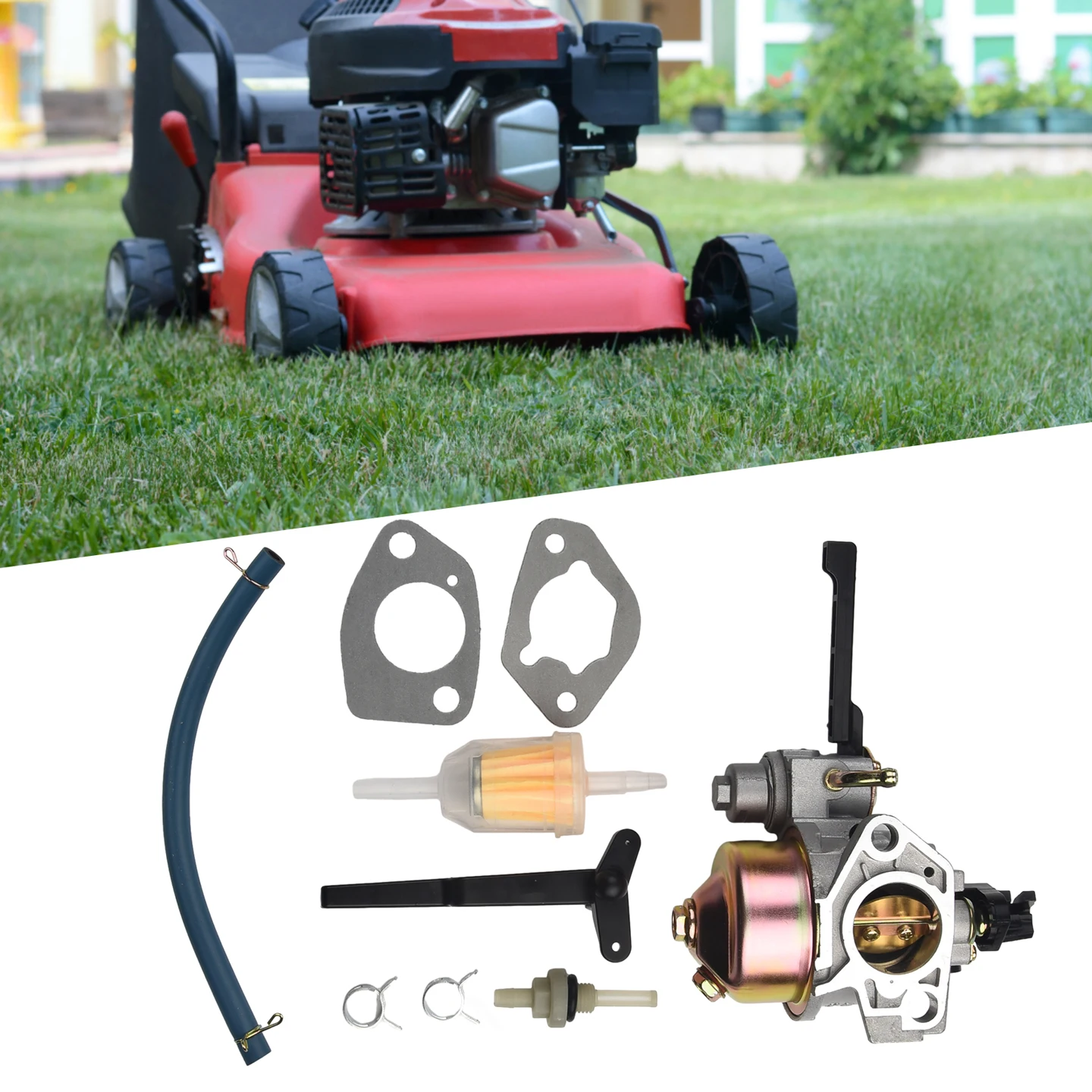 Fuel Filter Carburetor Height 55mm Long Service Life Matched Metal Sturdy 420CC CH440 14HP Durable High Quality
Fuel Filter Carburetor Height 55mm Long Service Life Matched Metal Sturdy 420CC CH440 14HP Durable High Quality