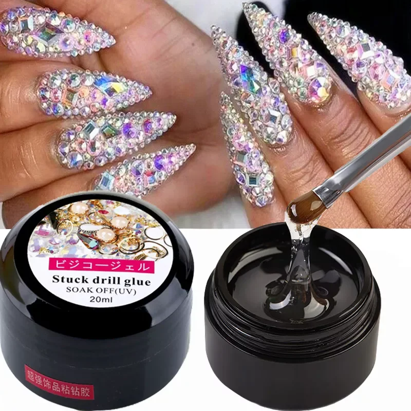 NEW Super Nail Art Jewelry Sticky Diamond Glue Enhanced Transparent Nail Art Jewelry Glue Phototherapy Glue UV Glue Nail Tool
NEW Super Nail Art Jewelry Sticky Diamond Glue Enhanced Transparent Nail Art Jewelry Glue Phototherapy Glue UV Glue Nail Tool