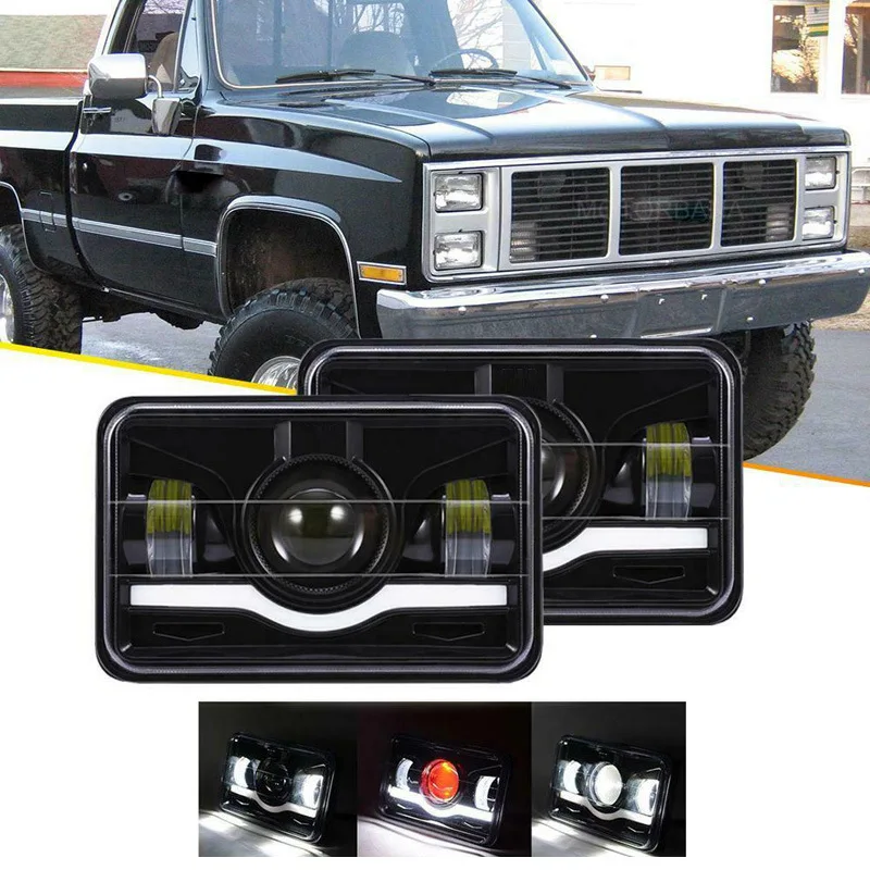 for Wrangler Headlights 5 Inch Square Lights Modified 4x6 Lens Truck Lights Wave Car Led Headlights
for Wrangler Headlights 5 Inch Square Lights Modified 4x6 Lens Truck Lights Wave Car Led Headlights