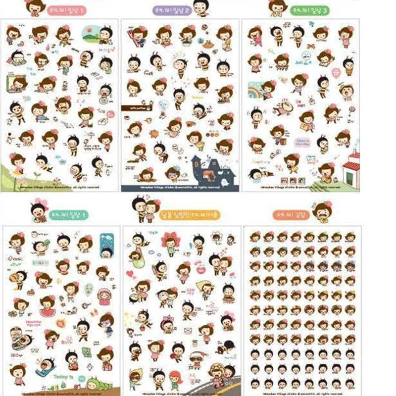 10packs wholesale Cute Lovely Bee PVC DIY Diary Album Sticker Decorative Stationery Label Stickers
10packs wholesale Cute Lovely Bee PVC DIY Diary Album Sticker Decorative Stationery Label Stickers