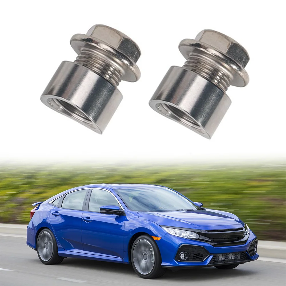 Oxygen Sensor Plug Nut 2set CNC Machining Oxygen Sensor Connector Kit Prevent Rust Stainless Steel 100% Brand New
Oxygen Sensor Plug Nut 2set CNC Machining Oxygen Sensor Connector Kit Prevent Rust Stainless Steel 100% Brand New