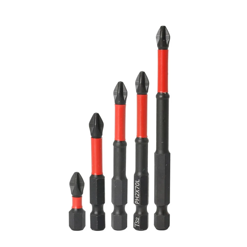 5pcs Non-Slip Cross Screwdriver Bits PH2 Magnetic Batch Head For Rechargeable Hand Drill Hex Shank 25-90mm Alloy Steel Tool Part
5pcs Non-Slip Cross Screwdriver Bits PH2 Magnetic Batch Head For Rechargeable Hand Drill Hex Shank 25-90mm Alloy Steel Tool Part