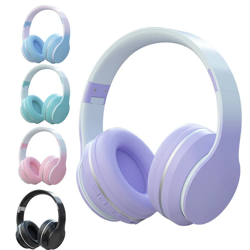 Gradient Colour Wireless Bluetooth Headsets Stereo Sport Earphone Music With Microphone Hifi Bass Anti Noise Game Headphones
Gradient Colour Wireless Bluetooth Headsets Stereo Sport Earphone Music With Microphone Hifi Bass Anti Noise Game Headphones