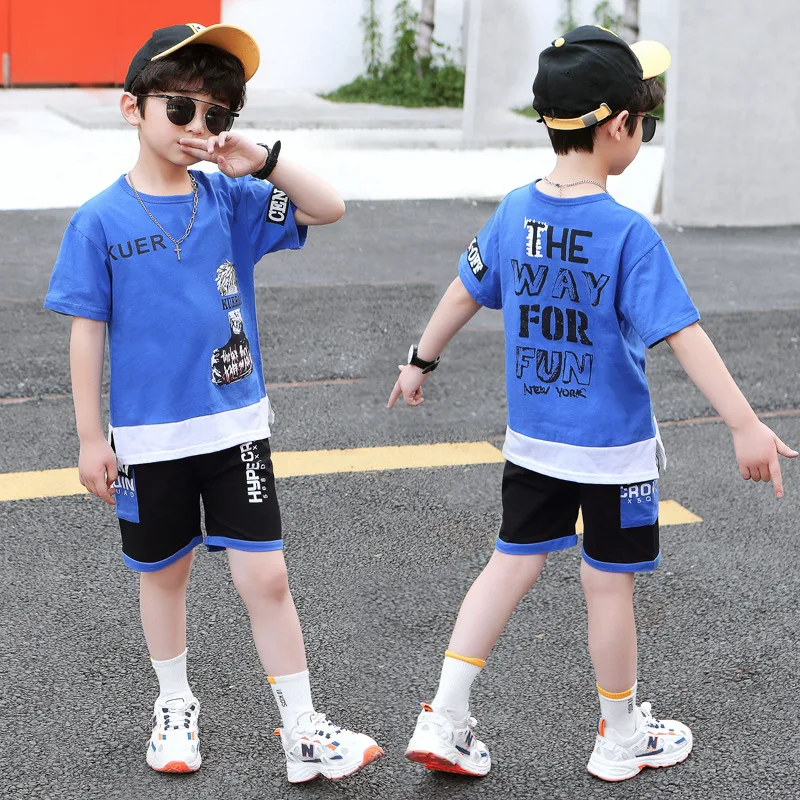Summer Baby Boys Clothes Suit Cartoon Cotton T-shirt+Shorts 2PCS Set Kid Children Teenage Clothing 3 4 5 6 7 8 9 10 11 12 Years
Summer Baby Boys Clothes Suit Cartoon Cotton T-shirt+Shorts 2PCS Set Kid Children Teenage Clothing 3 4 5 6 7 8 9 10 11 12 Years