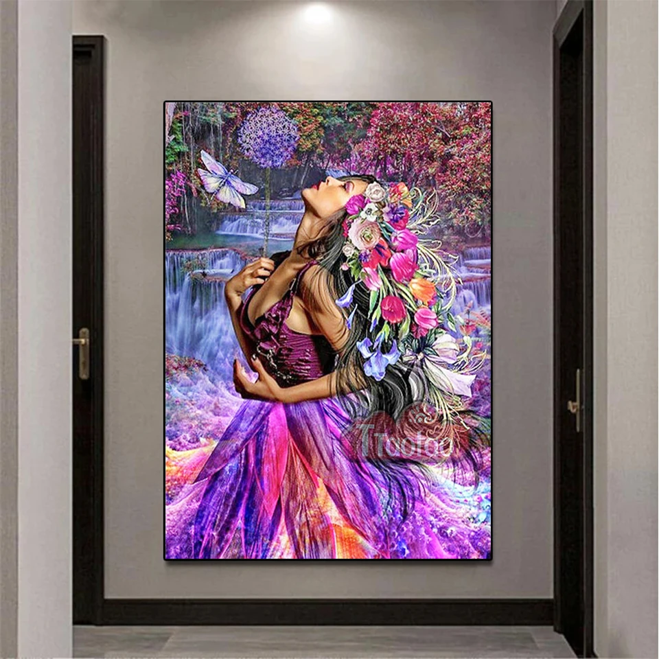 Алмазная 5D картина «Цветок феи», пейзаж страны чудес, Набор для вышивки крестиком, полноразмерная мозаика «сделай сам», 3D вышивка бисером, Настенная Наклейка
Алмазная 5D картина «Цветок феи», пейзаж страны чудес, Набор для вышивки крестиком, полноразмерная мозаика «сделай сам», 3D вышивка бисером, Настенная Наклейка