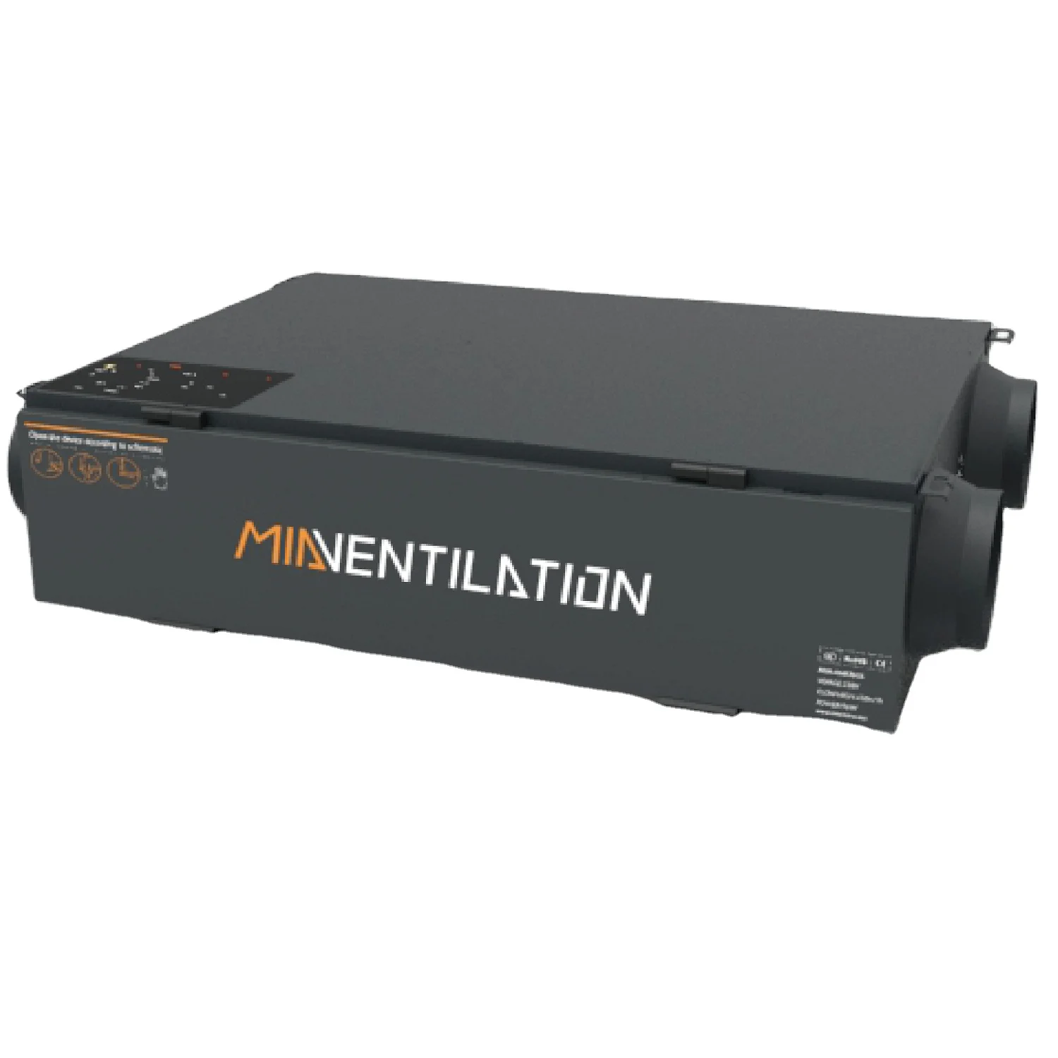 350m3/h High Efficient Recuperator HRV/ERV Ceiling Mounted Heat Recovery Ventilation System DC Fan Recuperation Unit console
350m3/h High Efficient Recuperator HRV/ERV Ceiling Mounted Heat Recovery Ventilation System DC Fan Recuperation Unit console