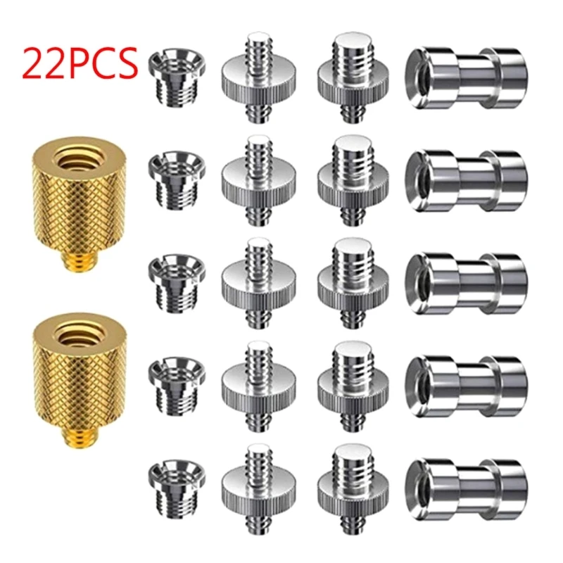Universal Camera Conversion Screw 1/4 Male to 3/8 1/4 Male Screw Tripod Monopod Mount Adapter Photography Accessories
Universal Camera Conversion Screw 1/4 Male to 3/8 1/4 Male Screw Tripod Monopod Mount Adapter Photography Accessories