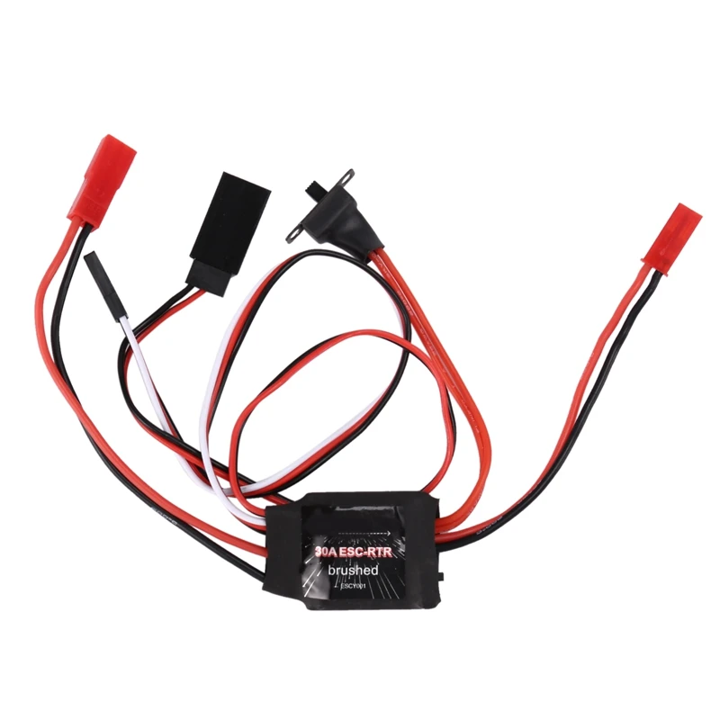 30A Mini Brushed Electronic Speed Controller ESC Brushed Electric Motor Speed Controller For RC Car Boat
30A Mini Brushed Electronic Speed Controller ESC Brushed Electric Motor Speed Controller For RC Car Boat