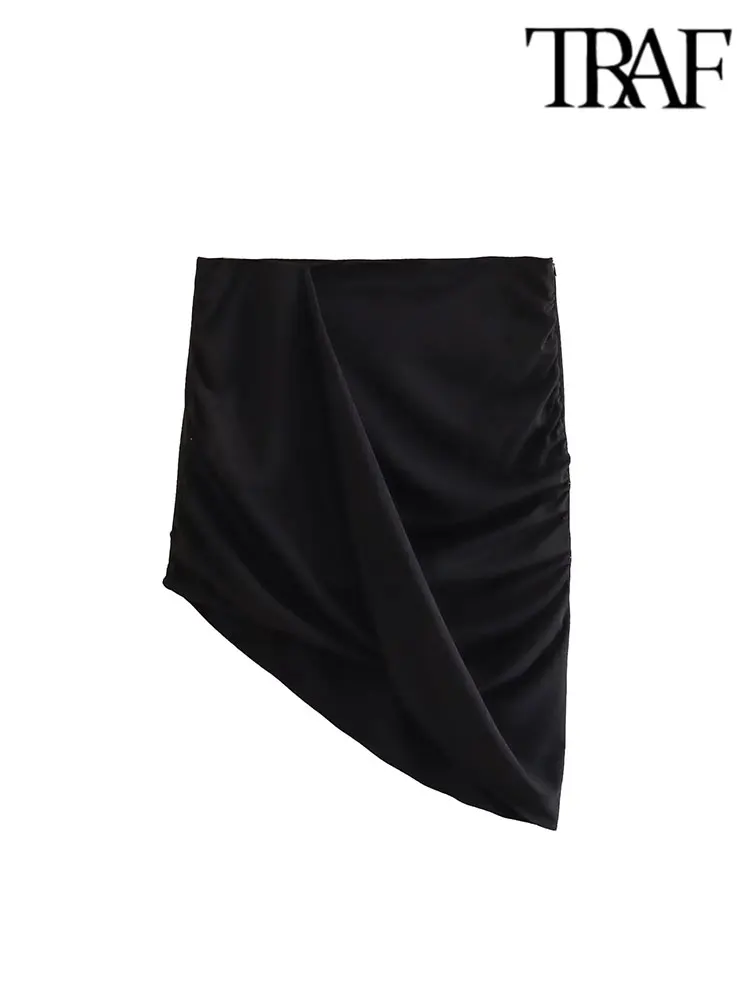 TRAF New Pleated Vintage Mini Bodycon Skirt High Waist Women Pencil Skirt Solid Elegant Lady OL Office Skirts For Female
TRAF New Pleated Vintage Mini Bodycon Skirt High Waist Women Pencil Skirt Solid Elegant Lady OL Office Skirts For Female
