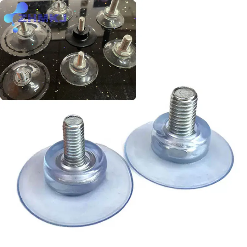 M6/M8 Screw PVC Suction Cup Wall Hook Sucker Transparent Suckers Turn Nut Glass Table Tops Storage Tool Strong Vacuum Suckers
M6/M8 Screw PVC Suction Cup Wall Hook Sucker Transparent Suckers Turn Nut Glass Table Tops Storage Tool Strong Vacuum Suckers