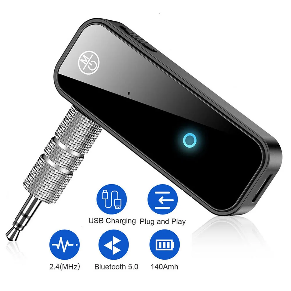 2 in 1 Wireless Bluetooth 5.0 Receiver Transmitter Adapter 3.5mm Jack For Car Music Audio Aux A2dp Headphone Reciever Handsfree
2 in 1 Wireless Bluetooth 5.0 Receiver Transmitter Adapter 3.5mm Jack For Car Music Audio Aux A2dp Headphone Reciever Handsfree