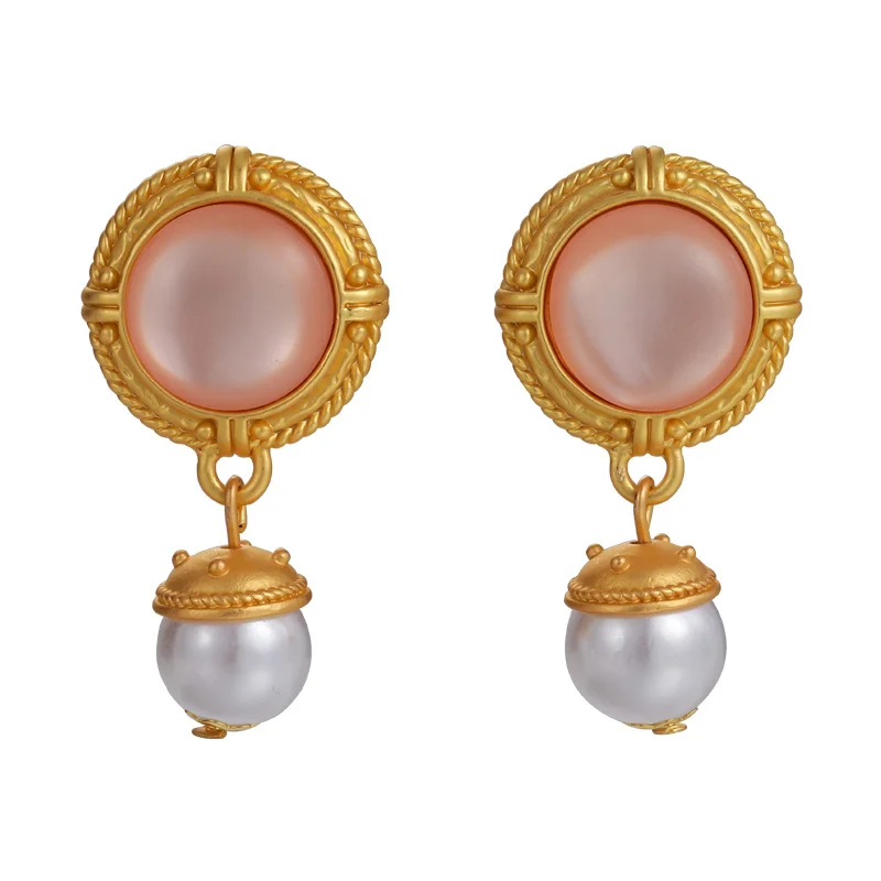 Minar Hyperbole Simulated Pearl Long Dangle Earrings for Women Gold Color Alloy Round Geometric Pendant Earring Party Jewelry
Minar Hyperbole Simulated Pearl Long Dangle Earrings for Women Gold Color Alloy Round Geometric Pendant Earring Party Jewelry