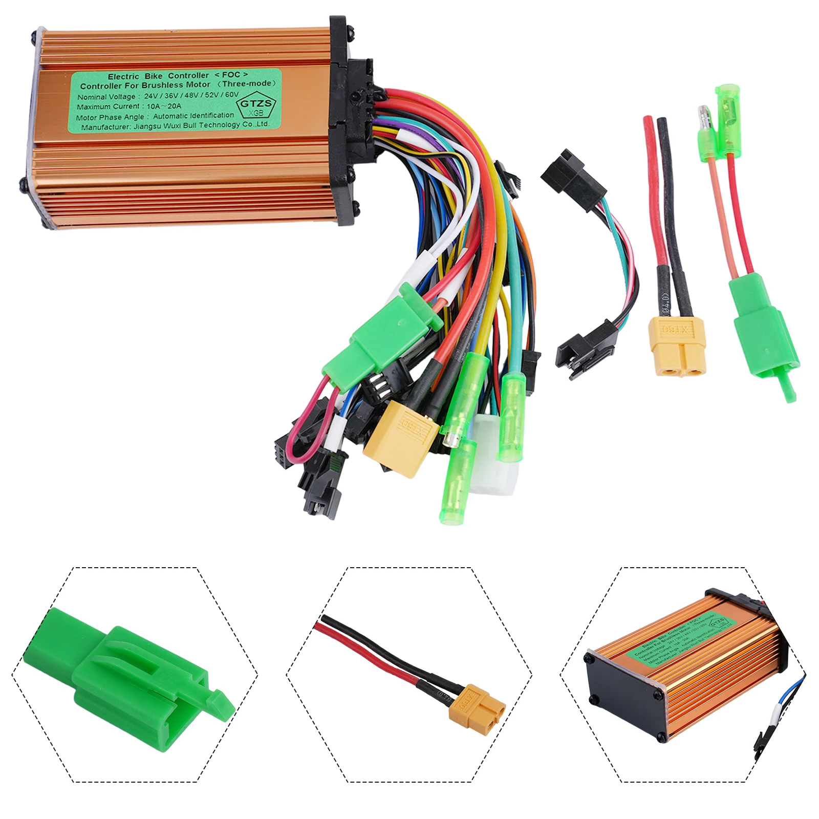 Innovative Brushless DC Motor Controller, Perfect for New National Standard Electric Bicycles, Silently Powerful
Innovative Brushless DC Motor Controller, Perfect for New National Standard Electric Bicycles, Silently Powerful