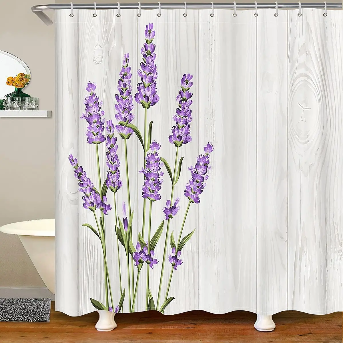 Shower Curtain Waterproof Polyester Bathroom Curtains Cortina Baño Shower Curtain Set
Shower Curtain Waterproof Polyester Bathroom Curtains Cortina Baño Shower Curtain Set