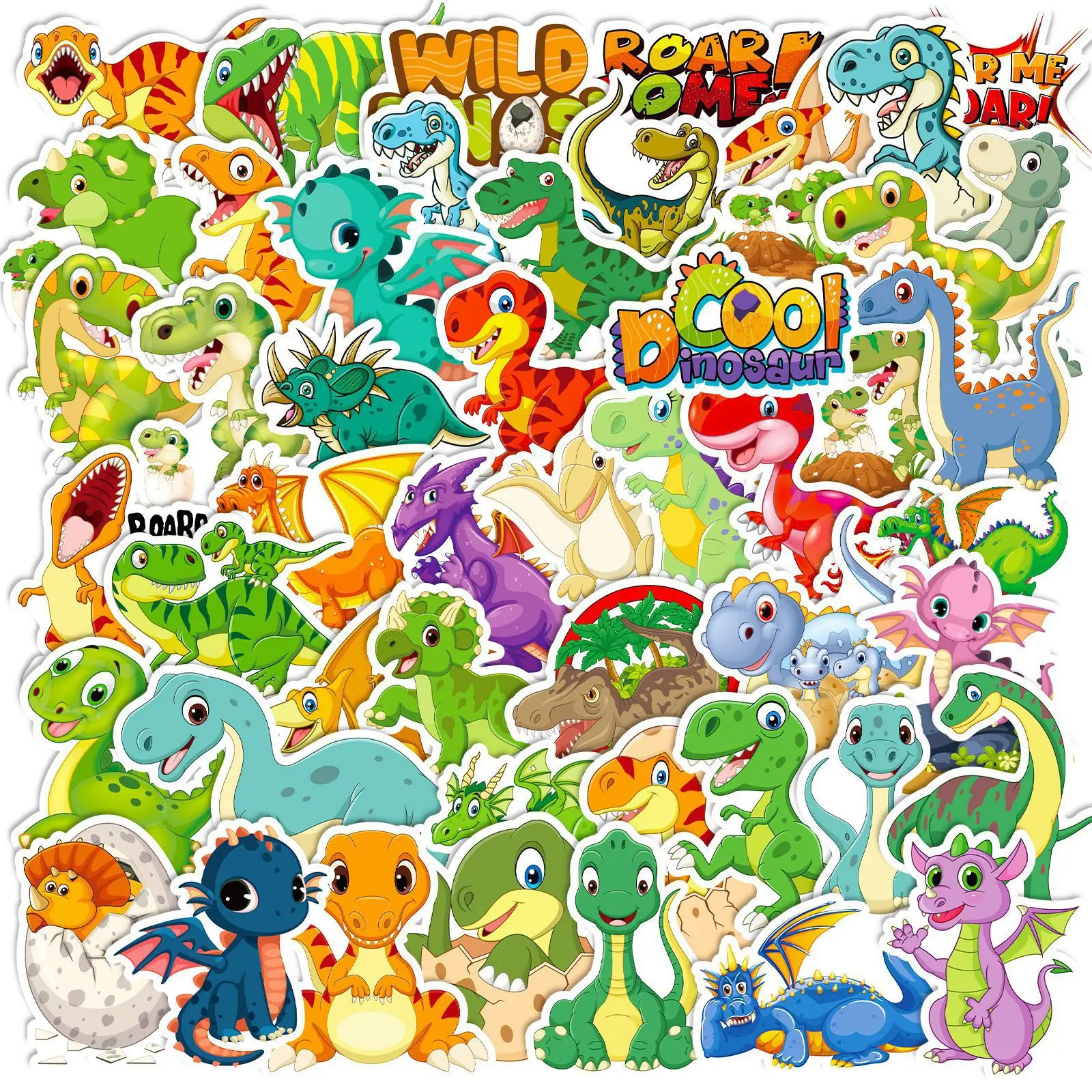10/30/50PCS New Popular Cartoon Cute Little Dinosaur Sticker Pack Skateboard Decoration DIY Laptop Children's Graffiti Wholesale
10/30/50PCS New Popular Cartoon Cute Little Dinosaur Sticker Pack Skateboard Decoration DIY Laptop Children's Graffiti Wholesale