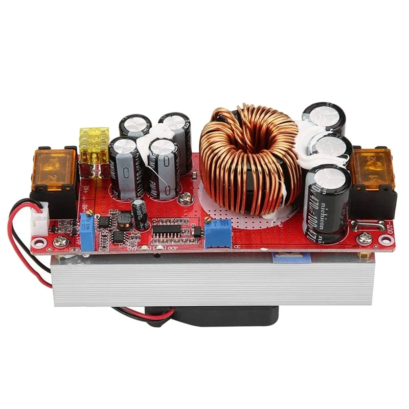 1500W 30A DC-DC DC Constant Voltage Constant Current Boost Converter Boosts 10-60V By Fan For 12-90V Boost Power Module
1500W 30A DC-DC DC Constant Voltage Constant Current Boost Converter Boosts 10-60V By Fan For 12-90V Boost Power Module
