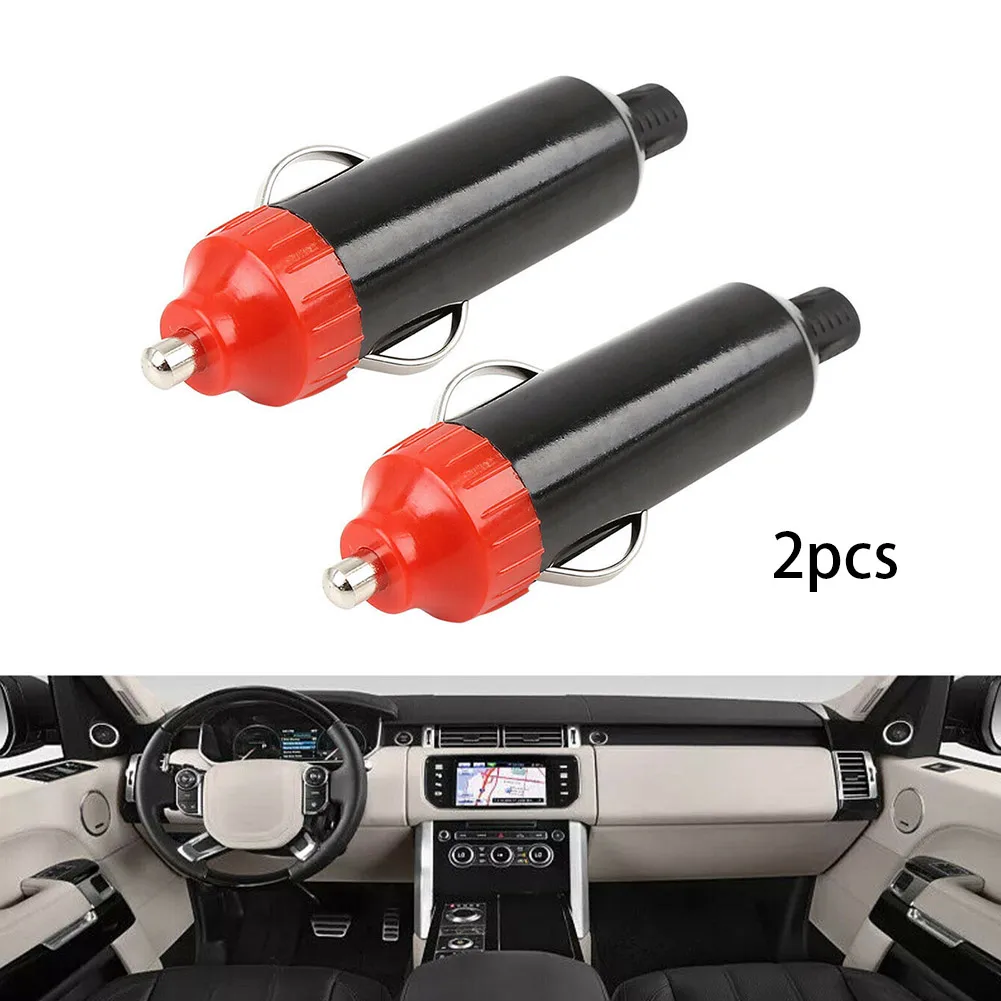 2pcs Cigar Lighter Plug 3.01"x1.08"x0.75" Plastic Metal DC 12V/24V Car Cigar Lighter Socket Plug Connector
2pcs Cigar Lighter Plug 3.01"x1.08"x0.75" Plastic Metal DC 12V/24V Car Cigar Lighter Socket Plug Connector