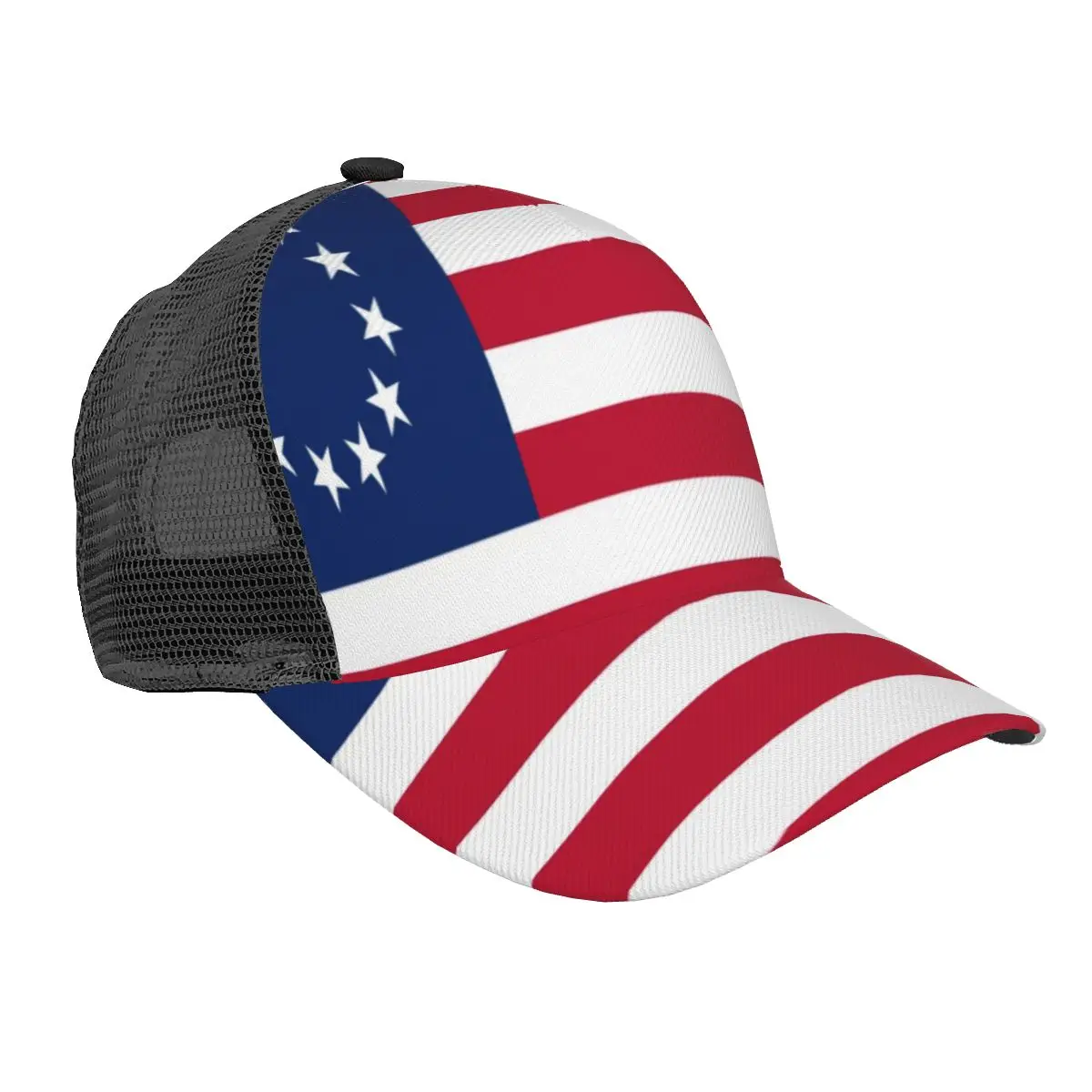 Unisex Cap Casual Mesh Baseball Cap Besty Ross Flag Adjustable Snapback Hat For Hip Hop Trucker Cap
Unisex Cap Casual Mesh Baseball Cap Besty Ross Flag Adjustable Snapback Hat For Hip Hop Trucker Cap