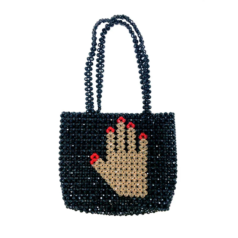 Ins Popular Bead Bag Rainbow Handmade Pearl Celebrity Handbag Europe United States Unique Design Colourful Ladies Party Bag
Ins Popular Bead Bag Rainbow Handmade Pearl Celebrity Handbag Europe United States Unique Design Colourful Ladies Party Bag