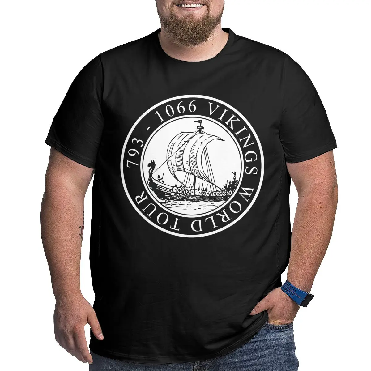 Vikings World Tour Wikinger Vikings Big Size Graphic Vintage Oversized T-shirt Funny Novelty Big Tall Man Oversized Tees Tops 
Vikings World Tour Wikinger Vikings Big Size Graphic Vintage Oversized T-shirt Funny Novelty Big Tall Man Oversized Tees Tops