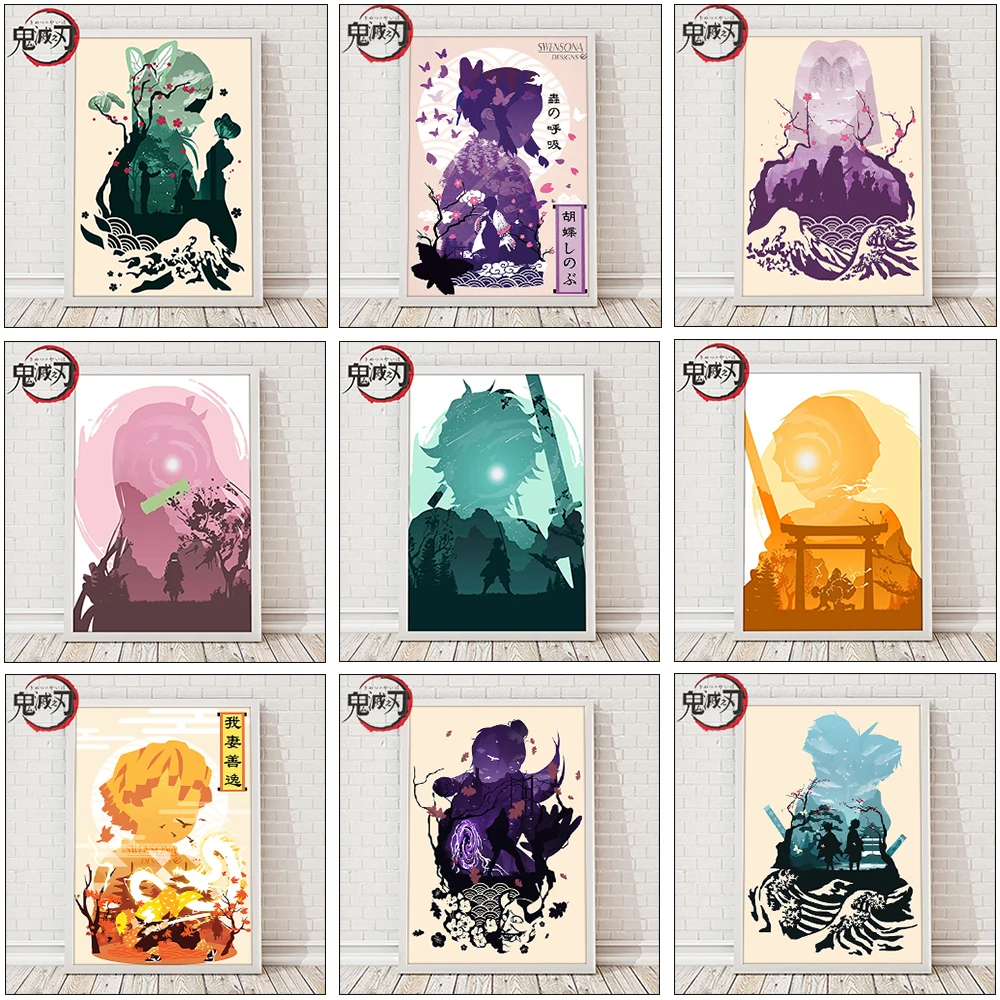 Anime Ghost Slayer Poster Cartoon Wall Art Canvas Painting Home Decor Prints Kids Bedroom Living Room Decor Wall Sticker Picture
Anime Ghost Slayer Poster Cartoon Wall Art Canvas Painting Home Decor Prints Kids Bedroom Living Room Decor Wall Sticker Picture