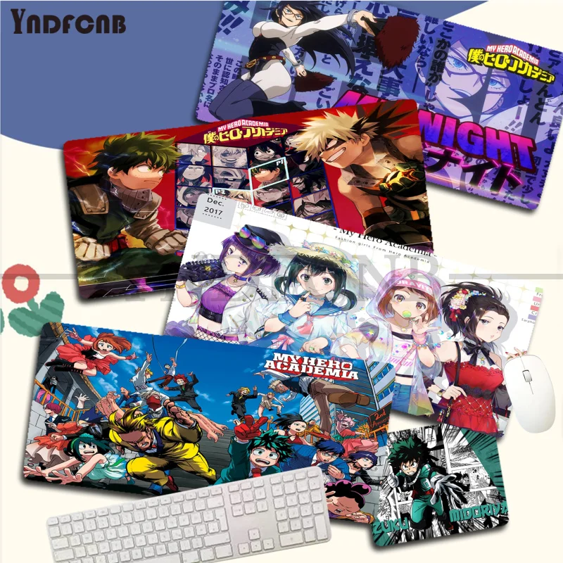 

Anime My Hero Academia Mousepad Hot Large Gaming Mouse Pad XL Locking Edge Size for Gameing World of tanks CS GO Zelda