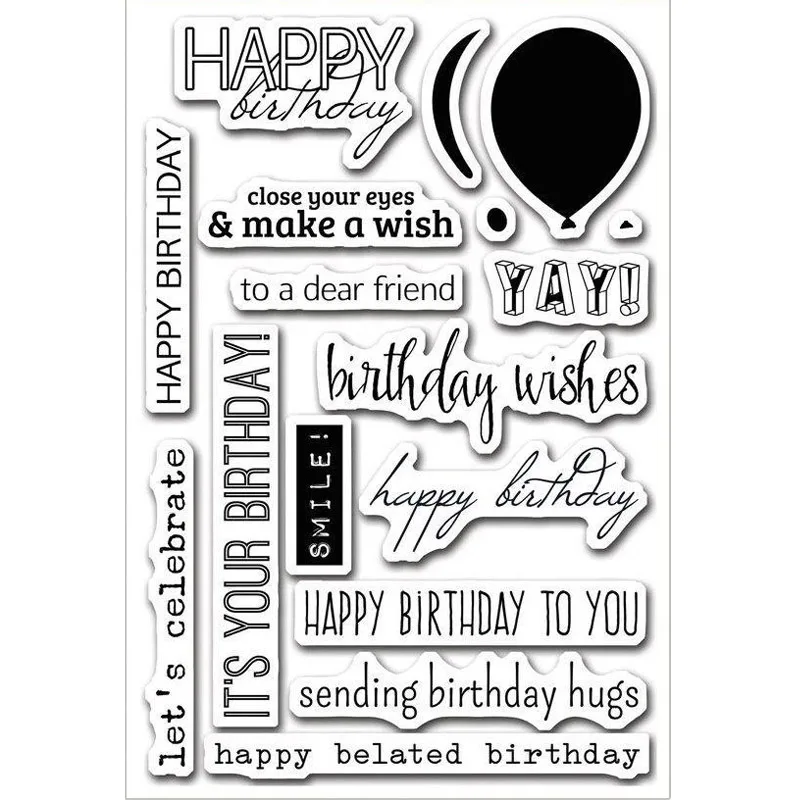 Happy Birthday Ballon Metal Cutting Dies Match Clear Stamp DIY Card Album Photo Making Handicrafts Stencil Scrapbooking New 2022
Happy Birthday Ballon Metal Cutting Dies Match Clear Stamp DIY Card Album Photo Making Handicrafts Stencil Scrapbooking New 2022