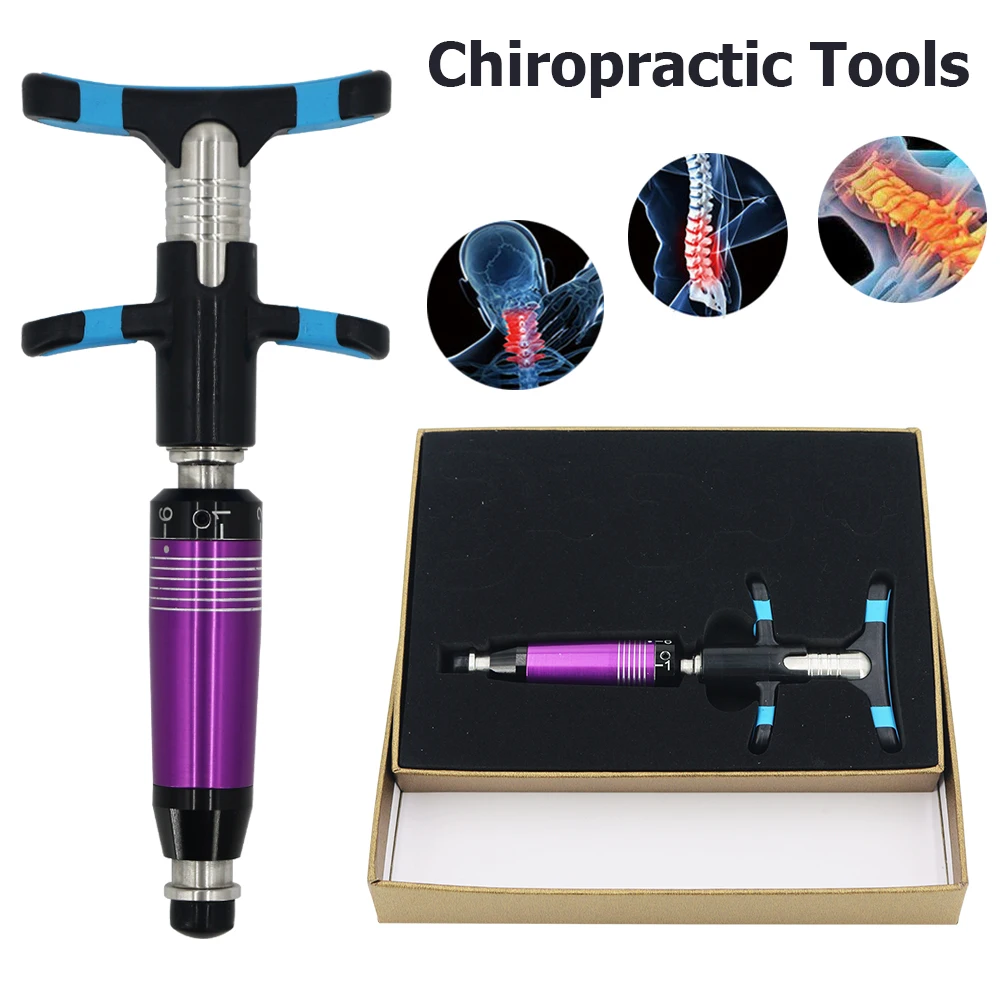 New Chiropractic Adjustment Tool Effectively Adjust Bones Ease Pains 6 Levels Intensity Manual Correction Gun Cervical Massager
New Chiropractic Adjustment Tool Effectively Adjust Bones Ease Pains 6 Levels Intensity Manual Correction Gun Cervical Massager