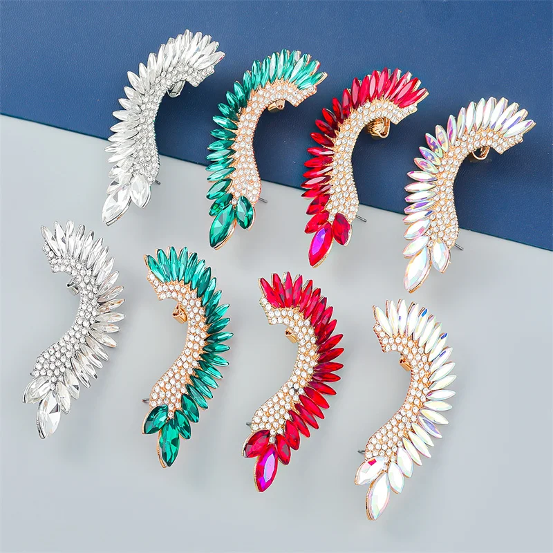 New Sparkling Rhinestones Floral Leaf Shape Drop Earrings for Women Dinner Party Wedding Accessories Fashion Statement Jewelry
New Sparkling Rhinestones Floral Leaf Shape Drop Earrings for Women Dinner Party Wedding Accessories Fashion Statement Jewelry