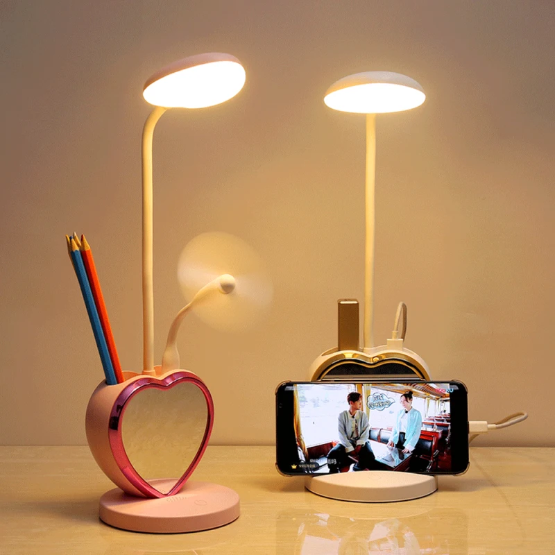 Creative Make-up Mirror Desk Lamps Lover Girl Vanity Night Lights Bedroom Dresser Lighting Multifunctional LED Dimmer Table Lamp
Creative Make-up Mirror Desk Lamps Lover Girl Vanity Night Lights Bedroom Dresser Lighting Multifunctional LED Dimmer Table Lamp
