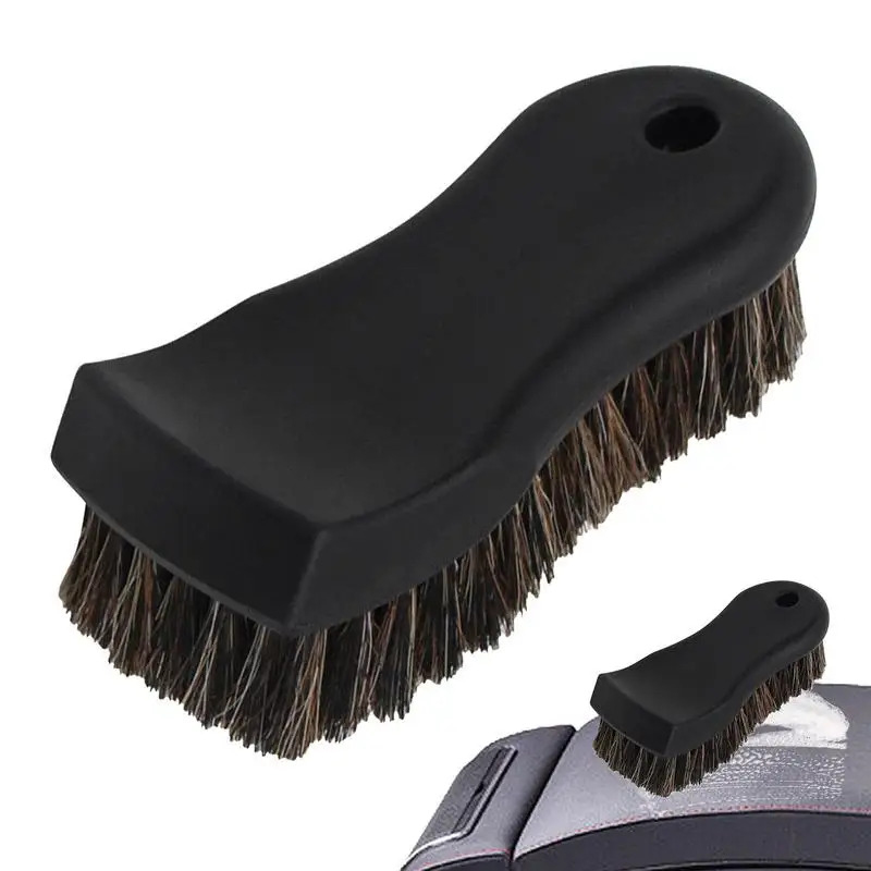 

Horsehair Brush Horse Hair Car Interior Cleaning Brush Natural Ergonomic Grip Dust Brush For Car Home Workshop Woodworking