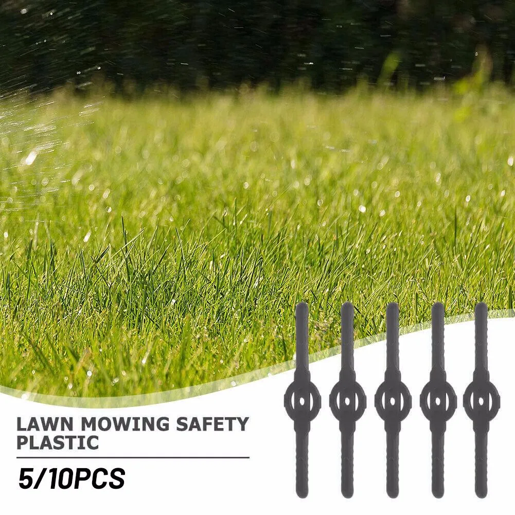 5/10pcs Garden Lawn Mower Blade Nylon Blade Replacement Cutting Head Blade Black For Garden Lawn Mowers Battery Trimmers Parts
5/10pcs Garden Lawn Mower Blade Nylon Blade Replacement Cutting Head Blade Black For Garden Lawn Mowers Battery Trimmers Parts