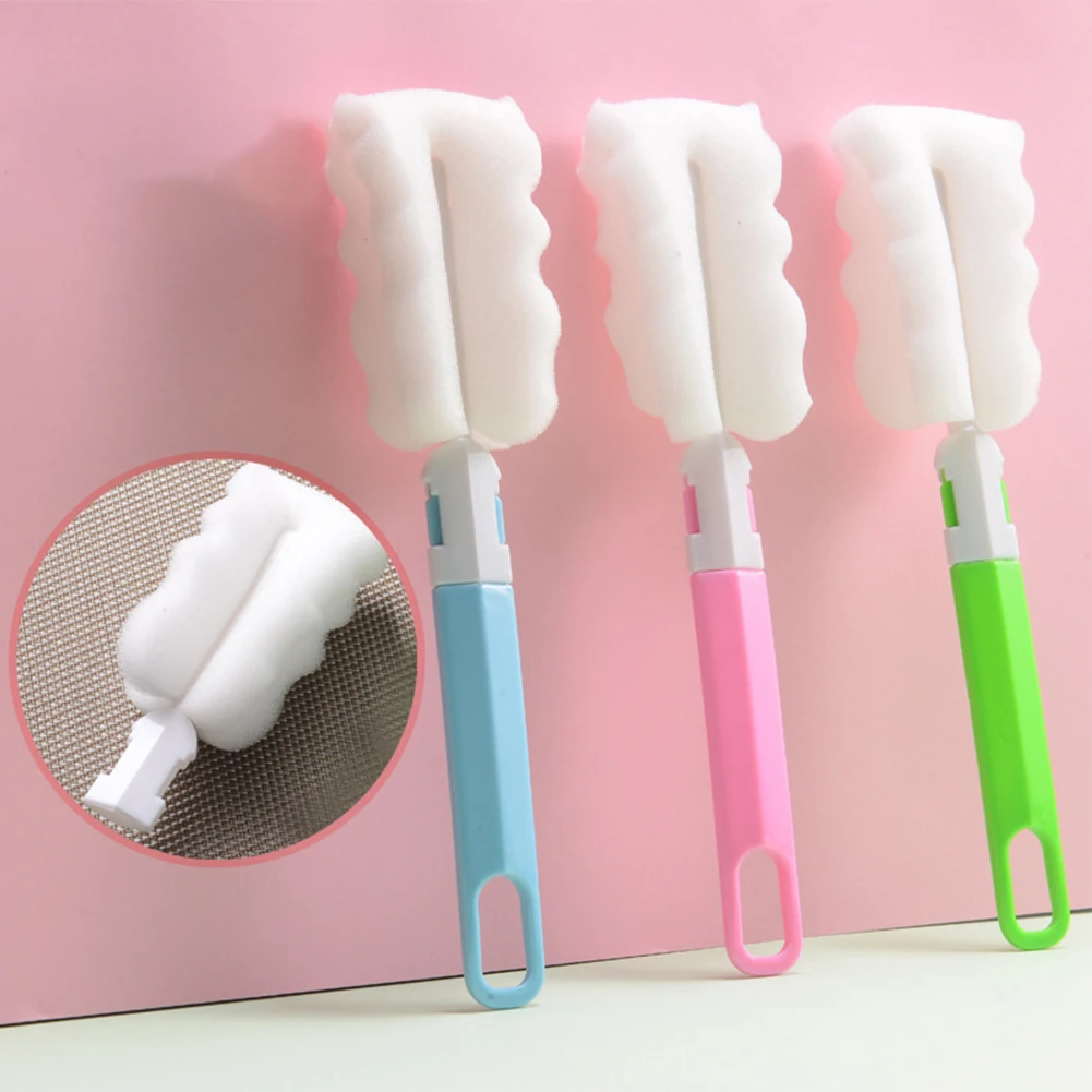 Sponge Cup Brush Long Handle Foam Removable Bottle Cup Glass Kitchen Baby Bottle Cleaning Brushes Household Cleaning Tools
Sponge Cup Brush Long Handle Foam Removable Bottle Cup Glass Kitchen Baby Bottle Cleaning Brushes Household Cleaning Tools
