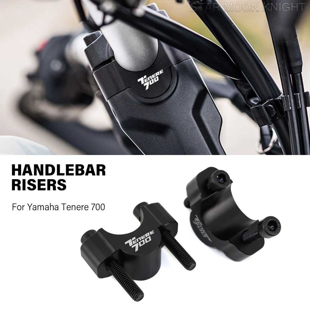 For Yamaha Tenere700 Tenere 700 2019-2023 Cluminum 28mm Handle Bar Riser Clamp Adapter Handlebar Heighten Motorcycle Accessories
For Yamaha Tenere700 Tenere 700 2019-2023 Cluminum 28mm Handle Bar Riser Clamp Adapter Handlebar Heighten Motorcycle Accessories