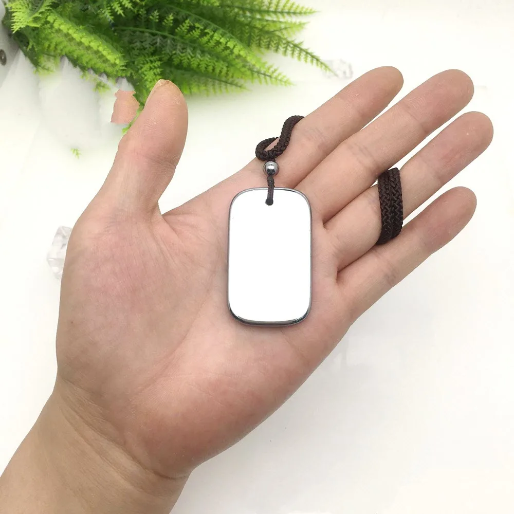 Terahertz Natural Stone Pendant Simple Square Pendants Lucky Necklace Healthy Energy Powerful Stone Man Fashion Jewelry
Terahertz Natural Stone Pendant Simple Square Pendants Lucky Necklace Healthy Energy Powerful Stone Man Fashion Jewelry