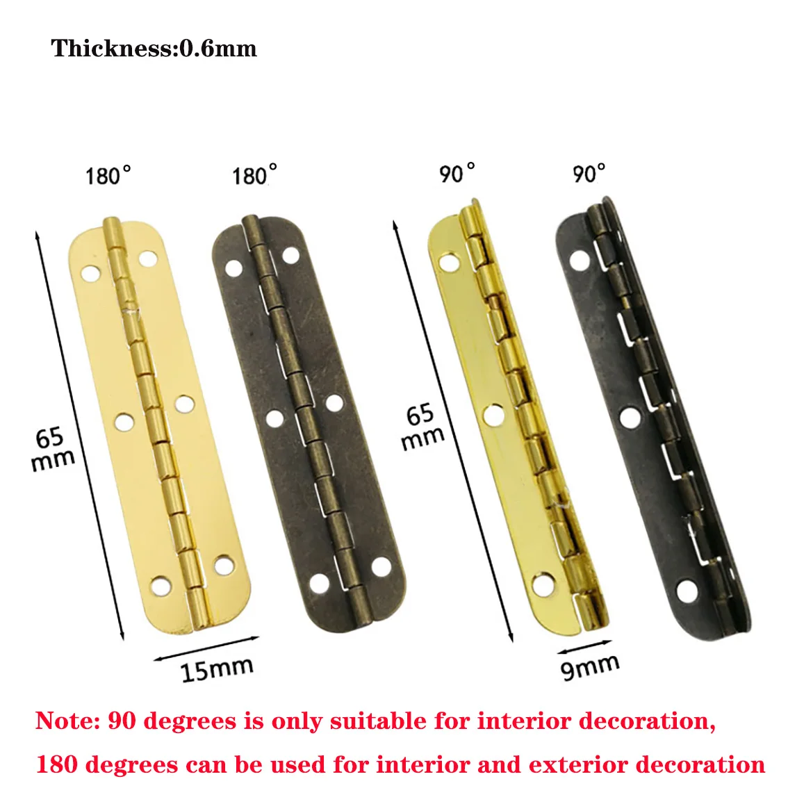 4Pcs Iron Folding Hinge 65*15mm DIY Gift Box Jewelry Box Wooden Box Connector Furniture Hardware Decorative Fittings
4Pcs Iron Folding Hinge 65*15mm DIY Gift Box Jewelry Box Wooden Box Connector Furniture Hardware Decorative Fittings