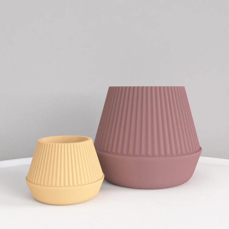 Concrete Flower Pot Silicone Mold Creative plant Pot gardening mold silicone Molds
Concrete Flower Pot Silicone Mold Creative plant Pot gardening mold silicone Molds